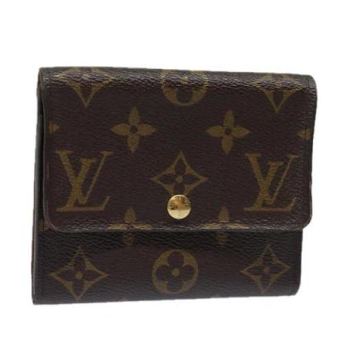 Pre-owned Canvas wallets Louis Vuitton Vintage , Brown , Dames