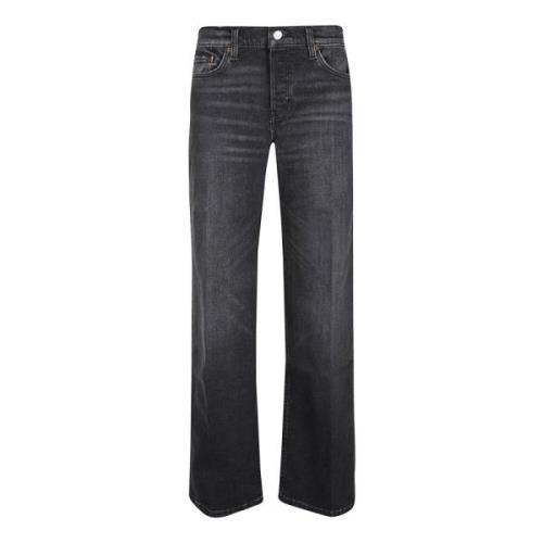 Wijde Pijp Jeans Re/Done , Black , Dames