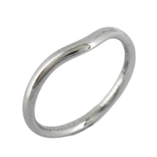 Pre-owned Platinum rings Tiffany & Co. Pre-owned , Gray , Heren