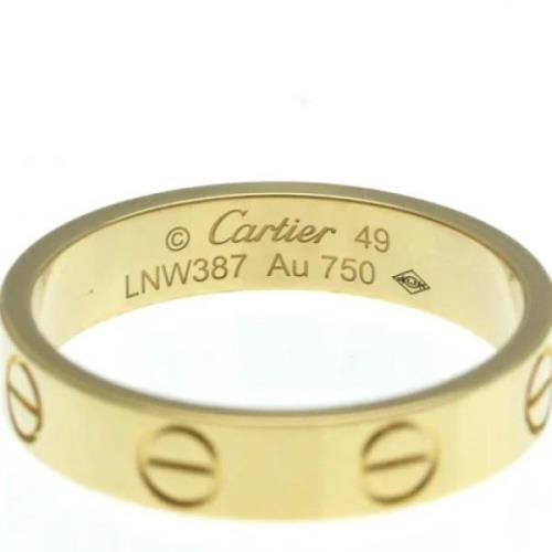 Pre-owned Yellow Gold rings Cartier Vintage , Yellow , Dames