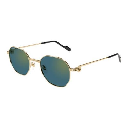 Ct0500S 003 Sunglasses Cartier , Yellow , Unisex