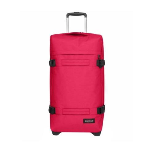 Reis in stijl met deze Transit'r M trolley in Strawberry Pink Eastpak ...