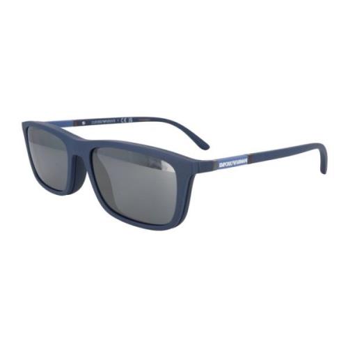 Stijlvolle EA 4160 Zonnebril Emporio Armani , Blue , Unisex