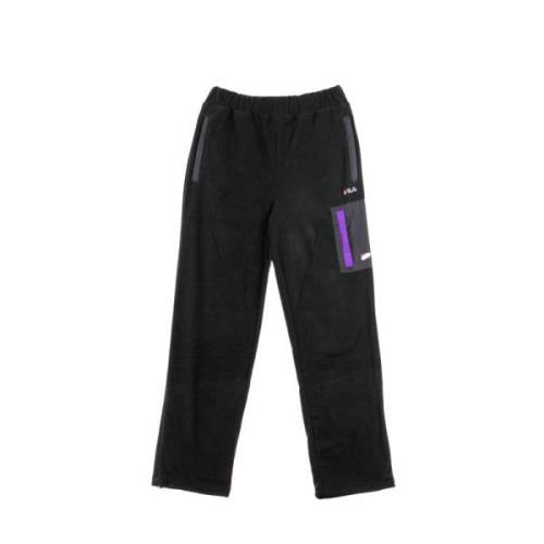 Zwarte Heren Tracksuit Sweatpants Fila , Black , Heren