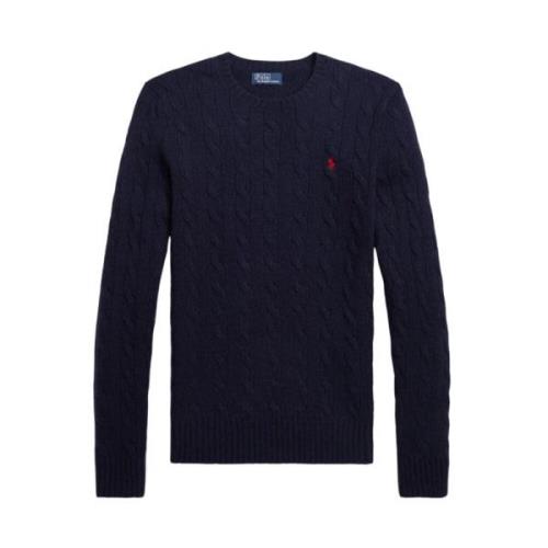 Stijlvolle Gebreide Trui Polo Ralph Lauren , Blue , Dames