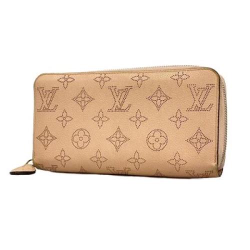 Pre-owned Leather wallets Louis Vuitton Vintage , Pink , Dames