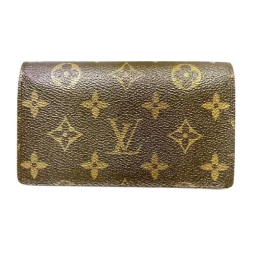 Pre-owned Canvas wallets Louis Vuitton Vintage , Brown , Dames