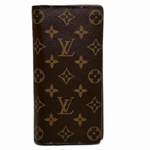 Pre-owned Canvas wallets Louis Vuitton Vintage , Brown , Dames