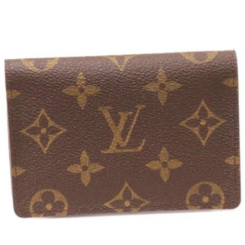 Pre-owned Canvas wallets Louis Vuitton Vintage , Brown , Dames