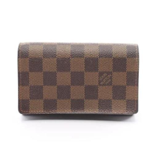 Pre-owned Canvas wallets Louis Vuitton Vintage , Brown , Dames