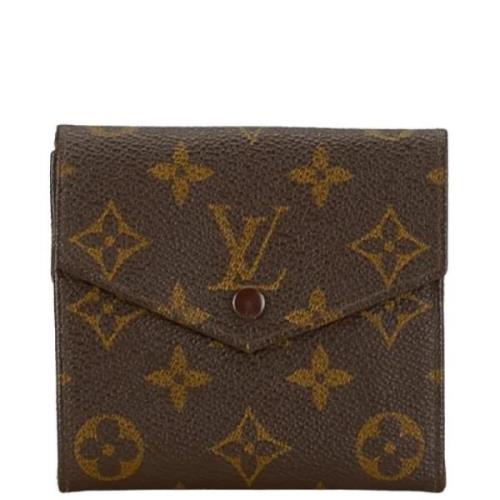 Pre-owned Canvas wallets Louis Vuitton Vintage , Brown , Dames