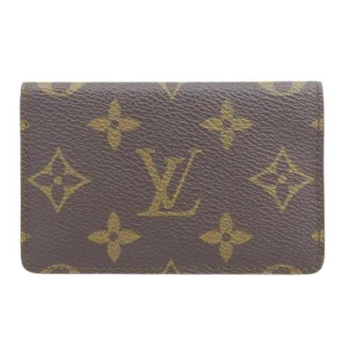 Pre-owned Canvas wallets Louis Vuitton Vintage , Brown , Dames