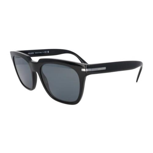 Stijlvolle Zonnebril, Maat 56-23-140 Prada , Black , Unisex