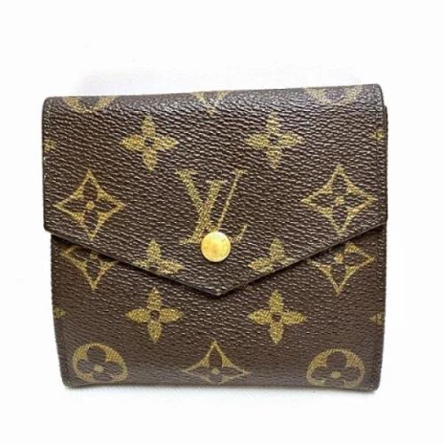 Pre-owned Canvas wallets Louis Vuitton Vintage , Brown , Dames