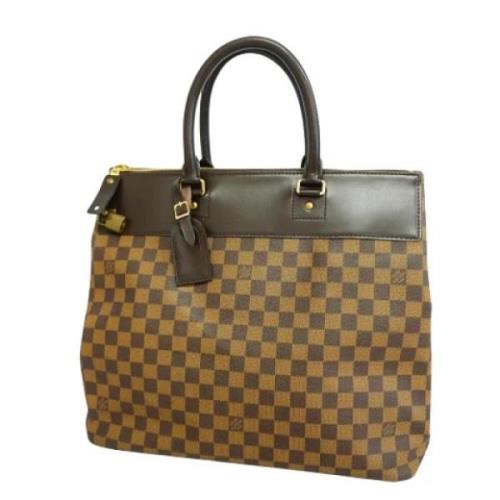 Pre-owned Canvas handbags Louis Vuitton Vintage , Brown , Dames