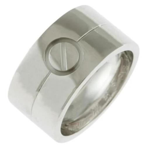 Pre-owned White Gold rings Cartier Vintage , Gray , Dames