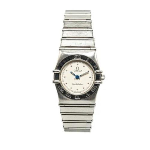 Pre-owned Metal watches Omega Vintage , White , Dames