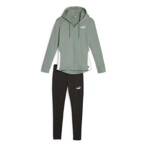 Metallic Compleet Trainingspak Puma , Green , Dames