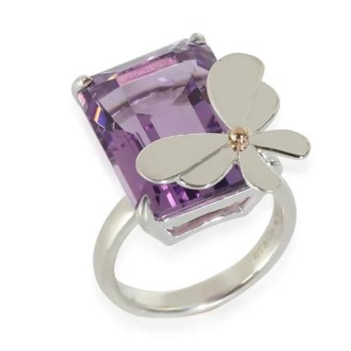 Pre-owned Rose Gold rings Tiffany & Co. Pre-owned , Purple , Dames