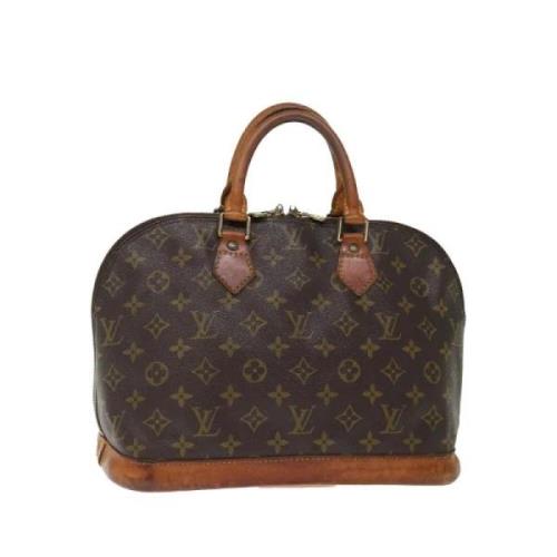 Pre-owned Canvas handbags Louis Vuitton Vintage , Brown , Dames