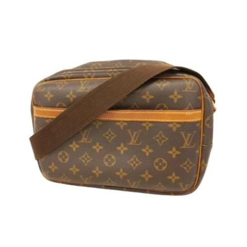 Pre-owned Canvas shoulder-bags Louis Vuitton Vintage , Brown , Dames