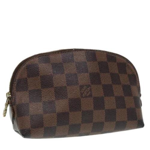 Pre-owned Canvas pouches Louis Vuitton Vintage , Brown , Dames