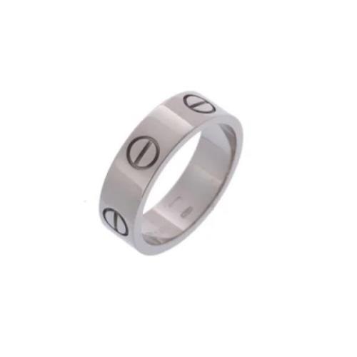 Pre-owned White Gold rings Cartier Vintage , Gray , Dames