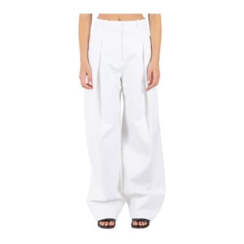 Wijde witte broek Jacquemus , White , Dames