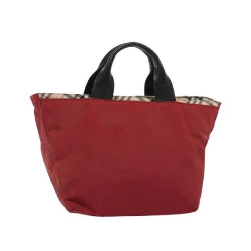 Pre-owned Nylon handbags Burberry Vintage , Red , Dames