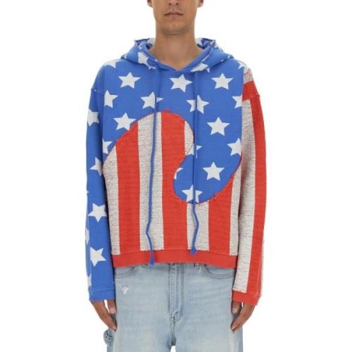 Swirl Sweatshirt voor mannen ERL , Multicolor , Heren