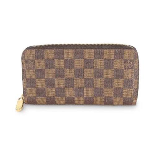 Pre-owned Canvas wallets Louis Vuitton Vintage , Brown , Dames