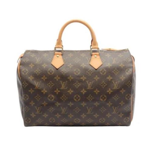 Pre-owned Canvas louis-vuitton-bags Louis Vuitton Vintage , Brown , Da...