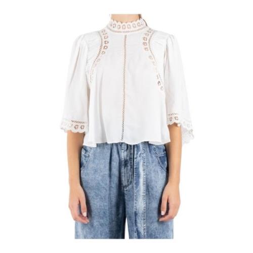 Witte Blouse Top Enoha Isabel Marant Étoile , White , Dames