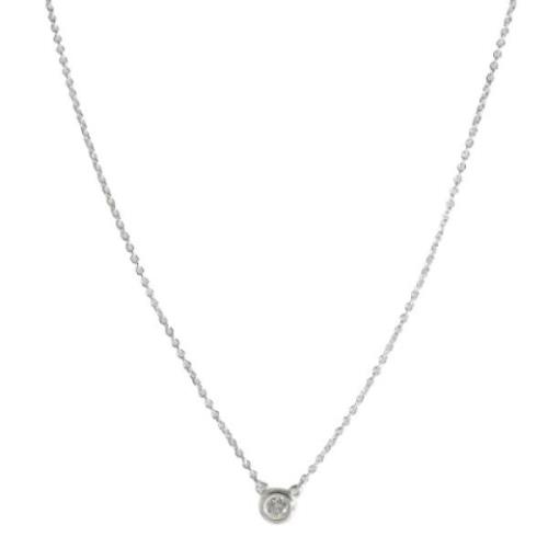 Pre-owned Silver necklaces Tiffany & Co. Pre-owned , Gray , Dames