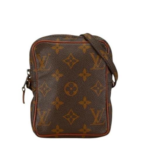 Pre-owned Canvas louis-vuitton-bags Louis Vuitton Vintage , Brown , Da...