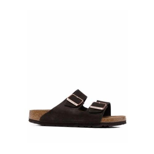 Casual Style Arizona Sliders voor Mannen Birkenstock , Brown , Heren