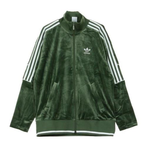 Groene trainingspak jas voor vrouwen Adidas , Green , Dames