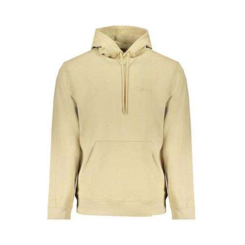 Stijlvolle hoodie met logoprint Calvin Klein , Beige , Heren