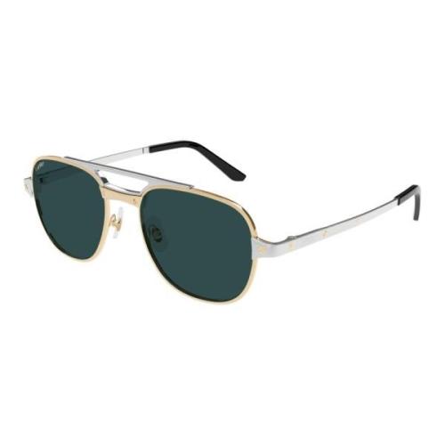 Ct0477S 003 Sunglasses Cartier , Yellow , Heren