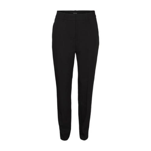 Slim Fit Casual Pants Vero Moda , Black , Dames