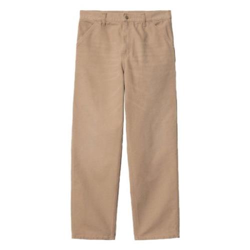 Single Knee Lange broek Carhartt Wip , Beige , Heren