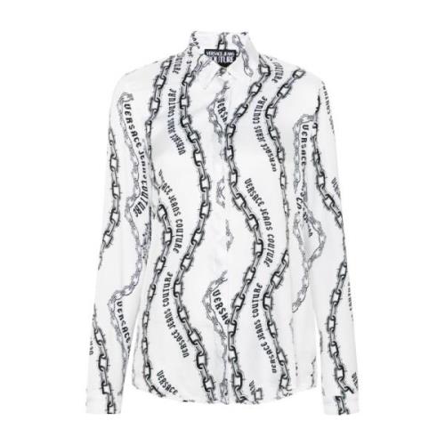 Wit Overhemd voor Vrouwen Versace Jeans Couture , White , Dames