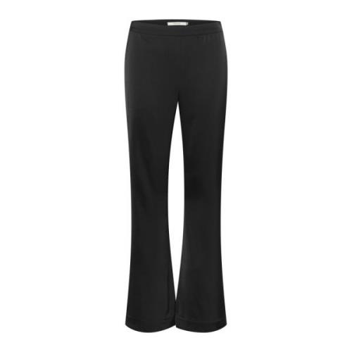 Flared Broek Zwart Stijlvol Must-Have Gestuz , Black , Dames