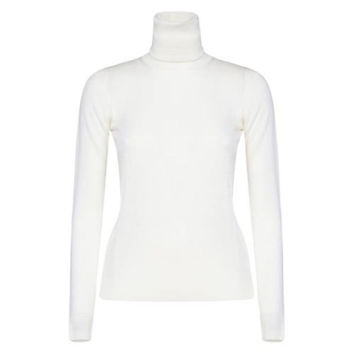 Witte Mock Neck Sweater Max Mara , White , Dames