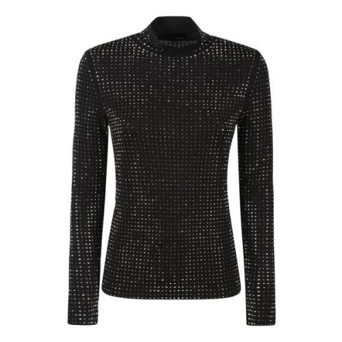 Gezellig Gebreide Trui Pinko , Black , Dames