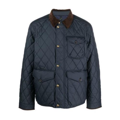 Blauwe Parka Aw24 Herenmode Ralph Lauren , Blue , Heren