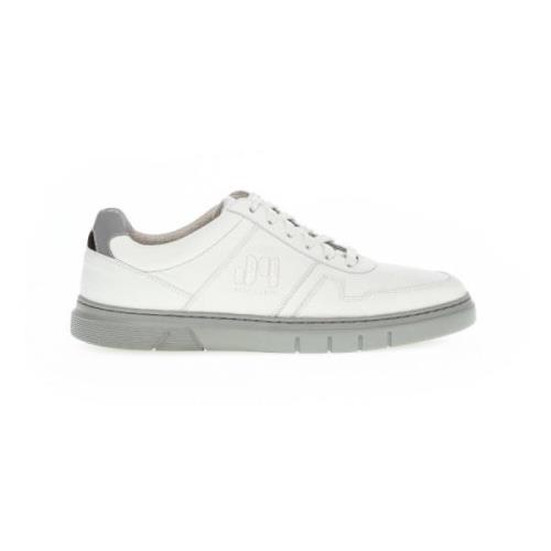 Witte leren sneakers Gabor , White , Dames