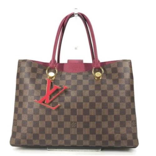 Pre-owned Fabric louis-vuitton-bags Louis Vuitton Vintage , Brown , Da...