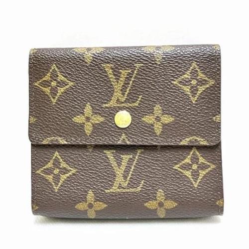 Pre-owned Canvas wallets Louis Vuitton Vintage , Brown , Dames