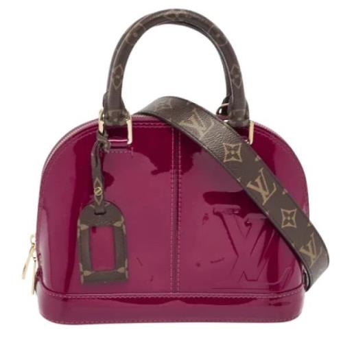 Pre-owned Leather louis-vuitton-bags Louis Vuitton Vintage , Purple , ...